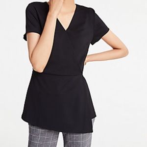 Short Sleeve, v-neck top by Ann Taylor.